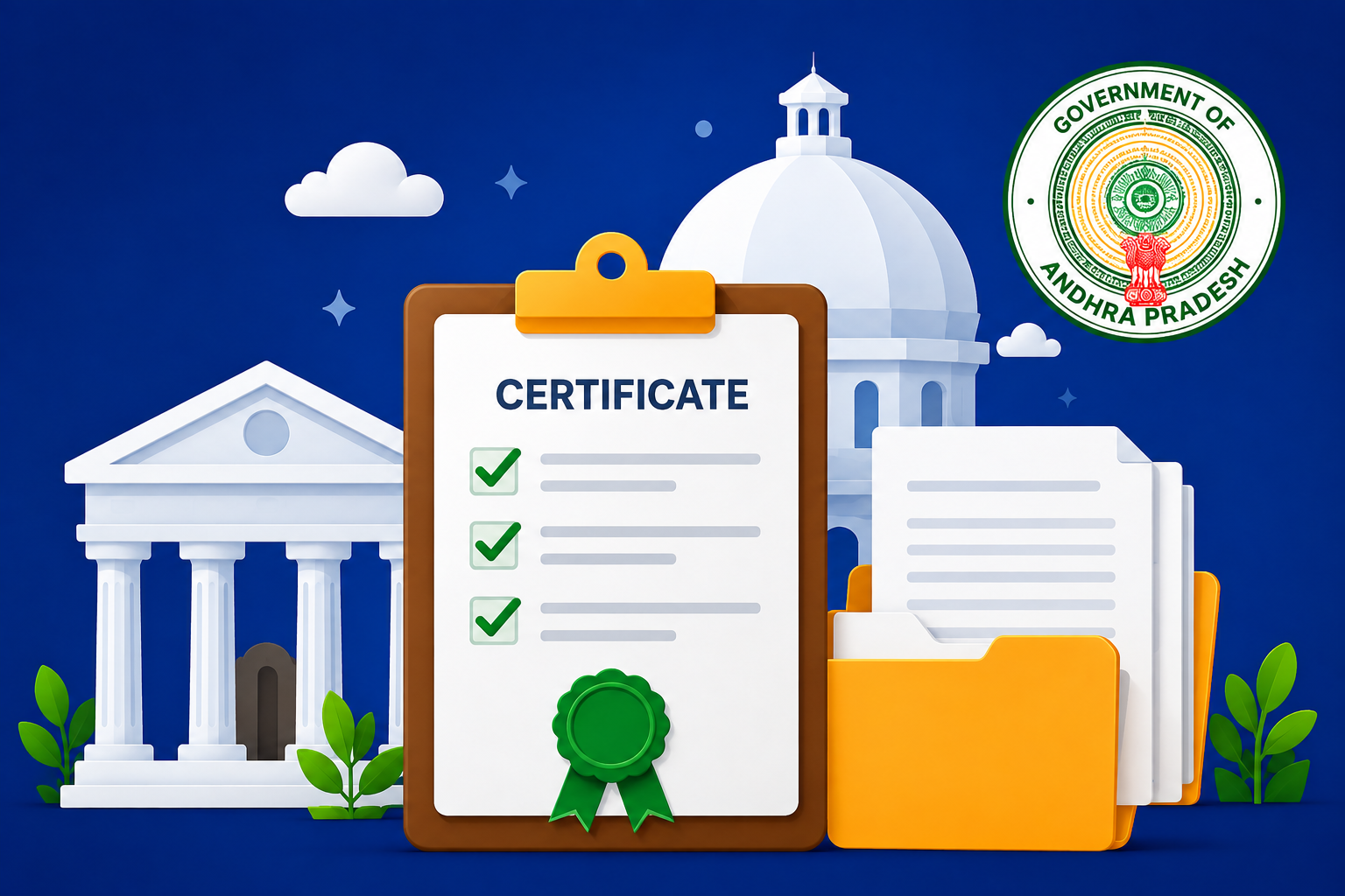 Caste Certificate and Income Certificate Online AP